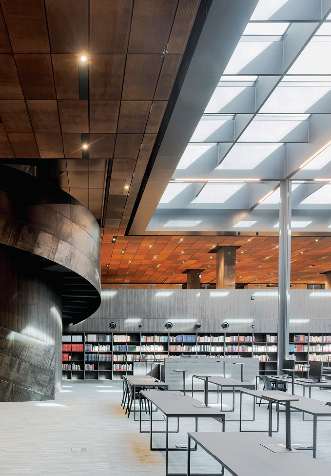 Czytelnia Biblioteki Narodowej w Warszawie; proj. Konior Studio; fot. Bartek Barczyk