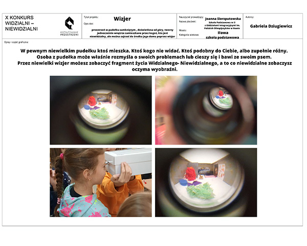„Wizjer” – II miejsce w kategorii uczniów szkół podstawowych