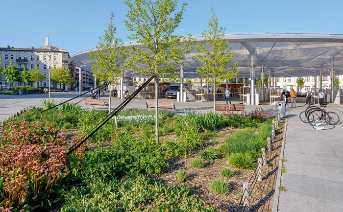 Rynek Łazarski w Poznaniu; proj. Autorska Pracownia Architektoniczna Jacek Bułat; fot. Tomasz Hejna LAGOMphoto